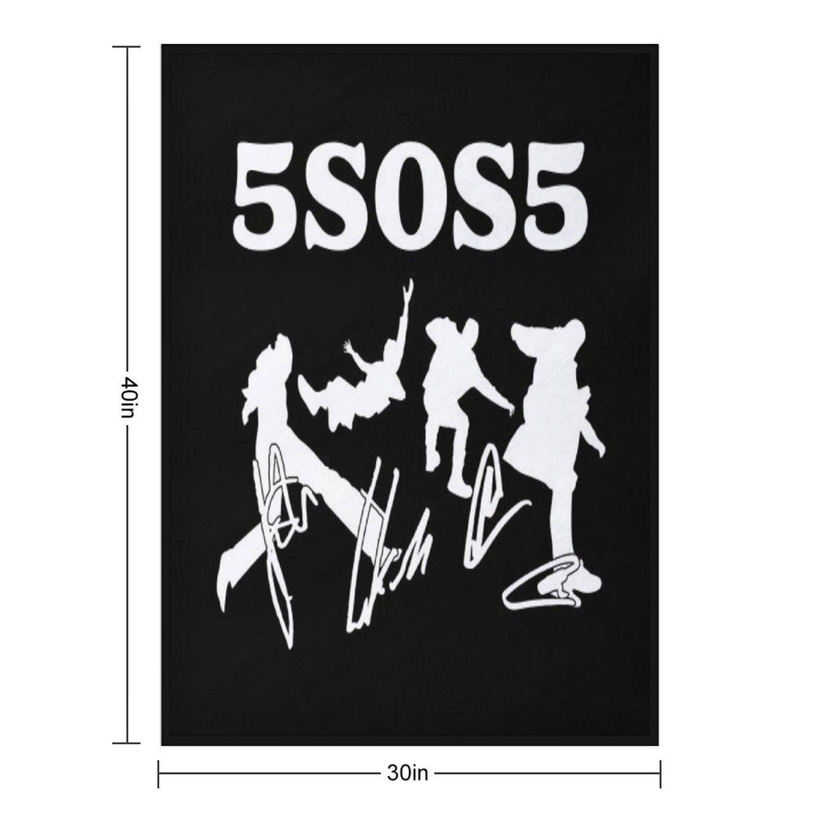 5sos Merch 5 Seconds Of Summer 5sos5 Throw Blanket
