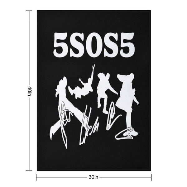 5sos Merch 5 Seconds Of Summer 5sos5 Throw Blanket