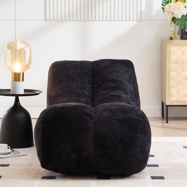Black Bean Bag Sofa‑Lounger