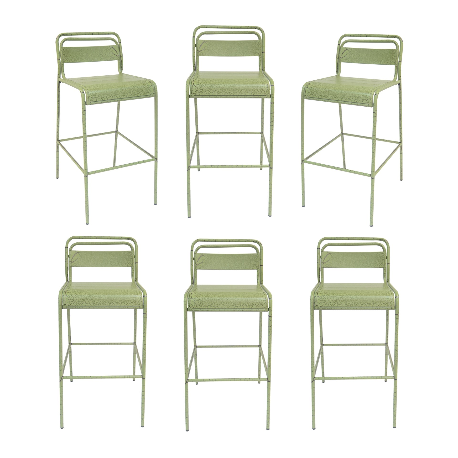 Carmella Outdoor BarStool(Set of 6) - Green