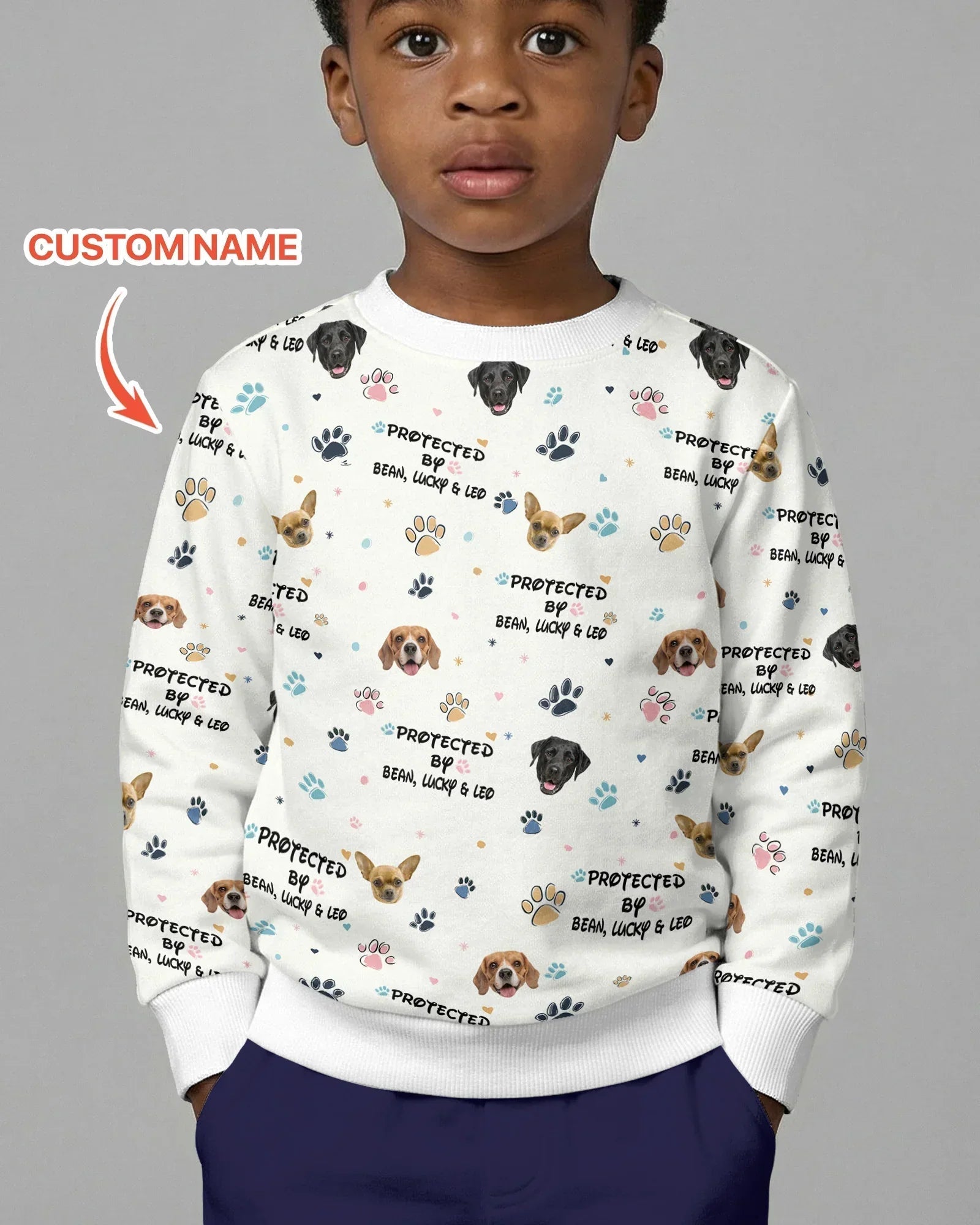 Custom Dog Photo Pattern 