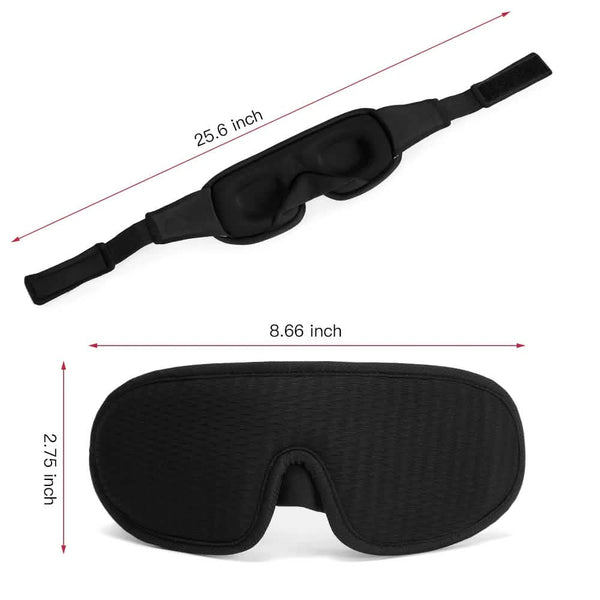 3D Block Out Light Soft Padded Sleeping Mask