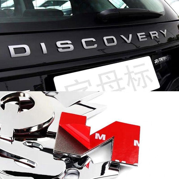 3D Car Stickers Metal Alphabet Car Letters Numbers Decal Sticker, Metal Emblem Decal Logo Trim Badge Silver Black Badge Chrome Letters Numbers Logo Car Stickers Automobiles Plastic Car Letters Number Sticker 3D Emblem Accessories Stickers