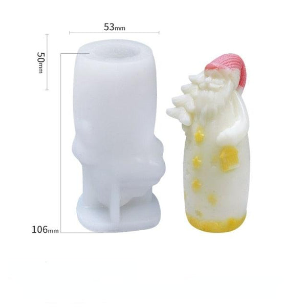 3D Christmas Tree Candle Mold DIY Scented Candle Christmas Tree Silicone Mold Candle Soap Mold Flexible Mold For Candle Making Pine Tree Molds DIY Cake Decorating Candle Silicone Mold Pine Tree Resin Soap Mold Christmas Gift Craft Home Decor