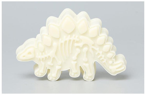 3D Dinosaur Cookie Cutters Mold Dinosaur Biscuit Cartoon Mould Sugarcraft Dessert Baking Silicone Mold For Sop Cake Decor Tool Dinosaur Fossil Cookie Making Molds Stamps For Kitchen