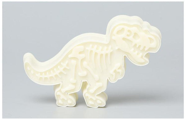 3D Dinosaur Cookie Cutters Mold Dinosaur Biscuit Cartoon Mould Sugarcraft Dessert Baking Silicone Mold For Sop Cake Decor Tool Dinosaur Fossil Cookie Making Molds Stamps For Kitchen