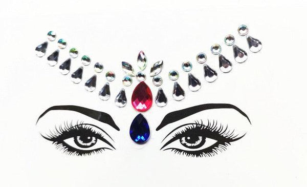 3D Makeup Tattoo Face Gems Glitter Face Jewels Crystal Stickers Face Glitter for Festival Carnival Party