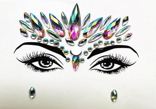 3D Makeup Tattoo Face Gems Glitter Face Jewels Crystal Stickers Face Glitter for Festival Carnival Party