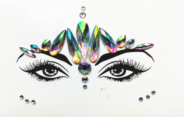 3D Makeup Tattoo Face Gems Glitter Face Jewels Crystal Stickers Face Glitter for Festival Carnival Party