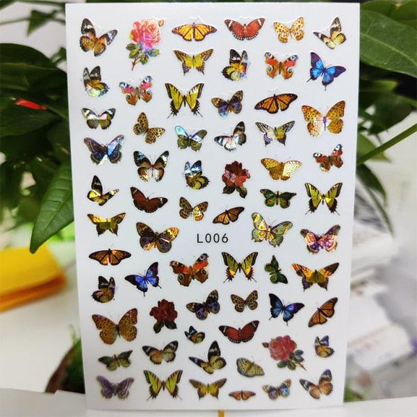 3D Nail Sticker Waterproof Shining Decals Stickers for Nails Cute Beautiful Love Heart Nail Art Decoration Aurora Silver Design Nail Art Stickers Decals Nail Art Supplies Valentines Day 3D Self-Adhesive Nail Decorations Manicuring Nail Art Manicure