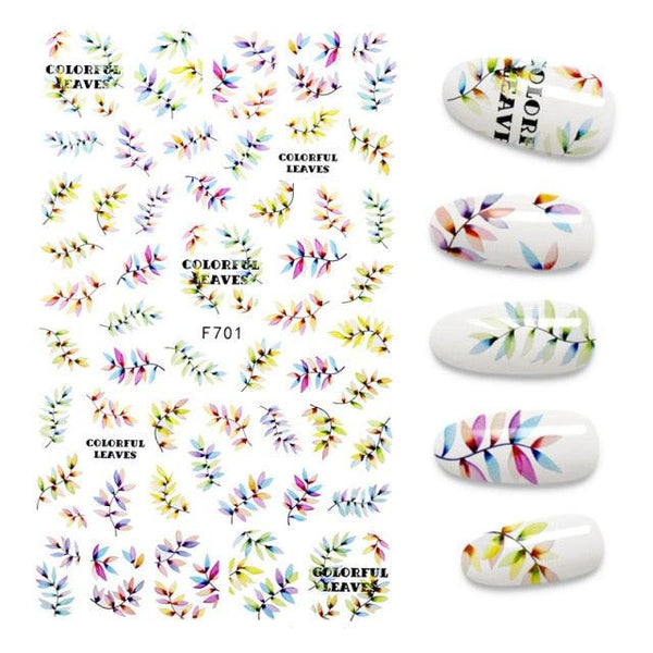 3D Nail Stickers Leaves Butterfly Panda Love Heart Design Stickers For Nails Manicure Foil Nail Art Decor  Girls Manicure Decoration Nail Art Supplies 3D Self-Adhesive Nail Decals Designer Nail Stickers for Acrylic Nails