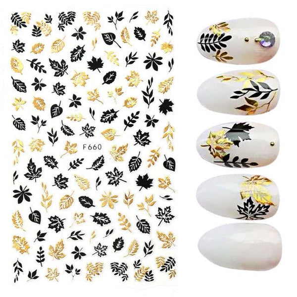 3D Nail Stickers Leaves Butterfly Panda Love Heart Design Stickers For Nails Manicure Foil Nail Art Decor  Girls Manicure Decoration Nail Art Supplies 3D Self-Adhesive Nail Decals Designer Nail Stickers for Acrylic Nails