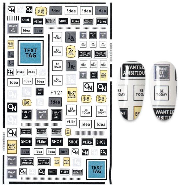 3D Nail Stickers Leaves Butterfly Panda Love Heart Design Stickers For Nails Manicure Foil Nail Art Decor  Girls Manicure Decoration Nail Art Supplies 3D Self-Adhesive Nail Decals Designer Nail Stickers for Acrylic Nails