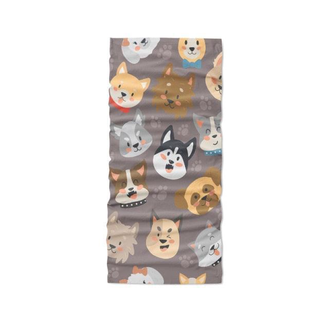 3D Printed Mini Pattern Headscarf Fashion Women Summer Neck Gaiter Cute Cartoon Animal Tubular Hijab Scarf Face Seamless Bandana  Printed Oil Painting Art Neck Scarf Women Soft Face Bandana Sunflower Night Hijab Scarf Face Mask