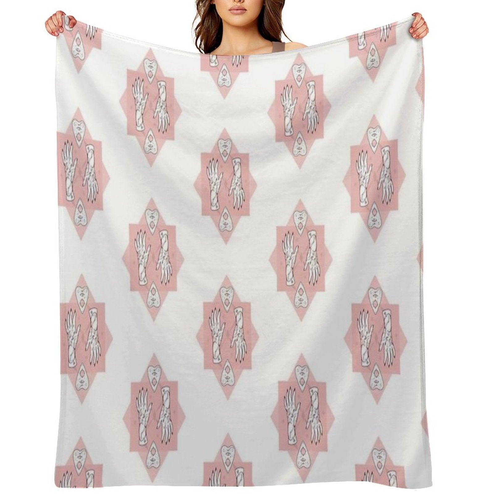 Ouija Hands Throw Blanket