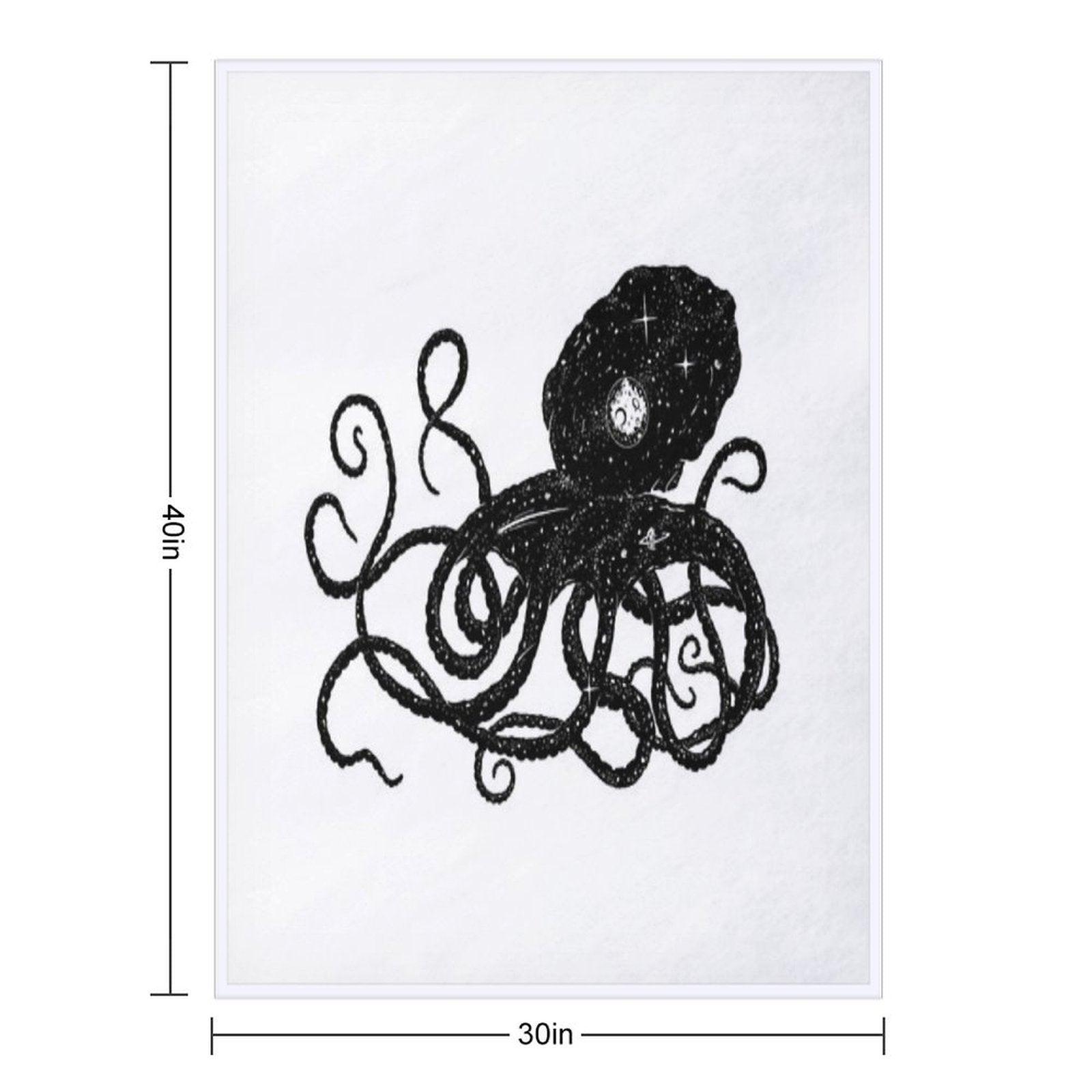 Galactapus Throw Blanket