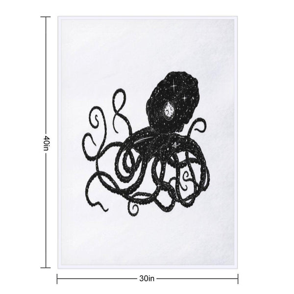 Galactapus Throw Blanket