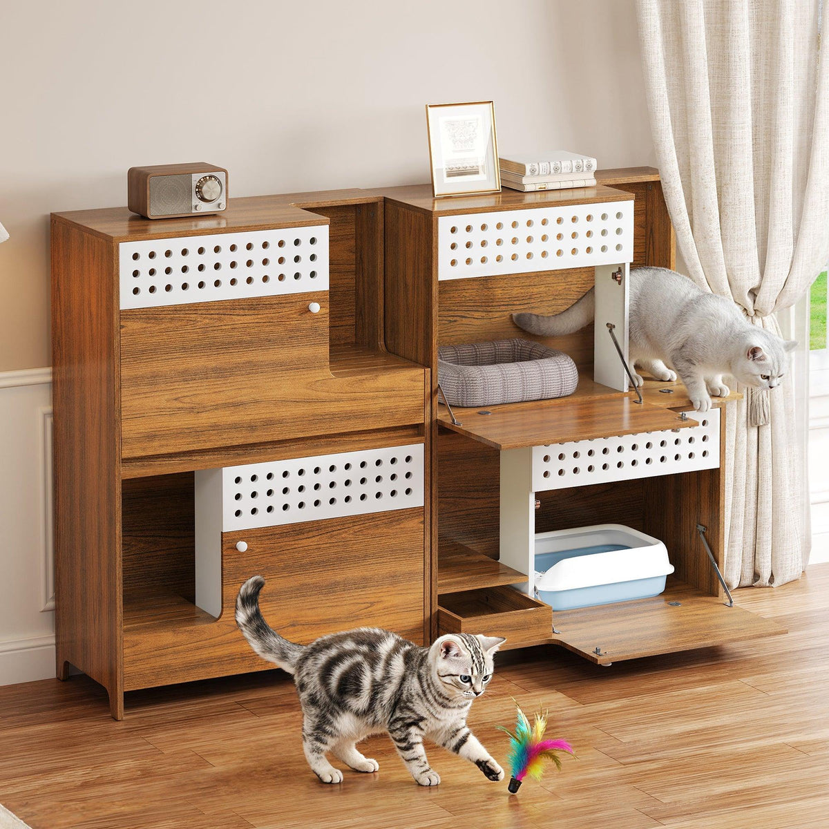 Modern 2 in 1 Cat Furniture Set