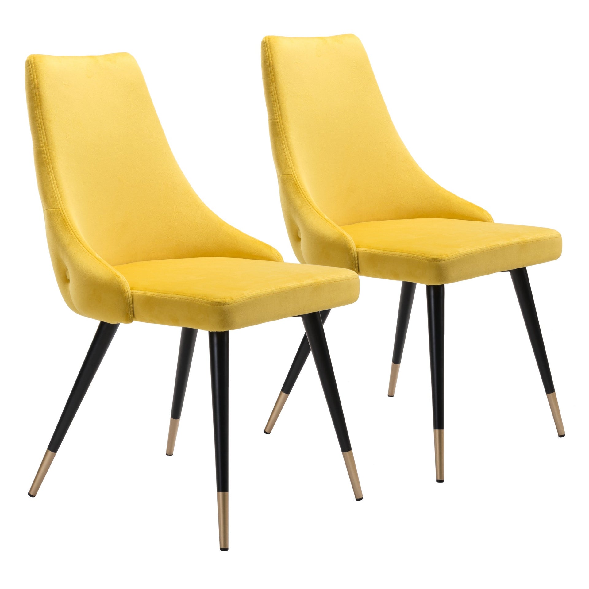 Piccolo Dining Chair (Set of 2) Yellow