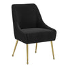 Maxine Dining Chair Black & Gold