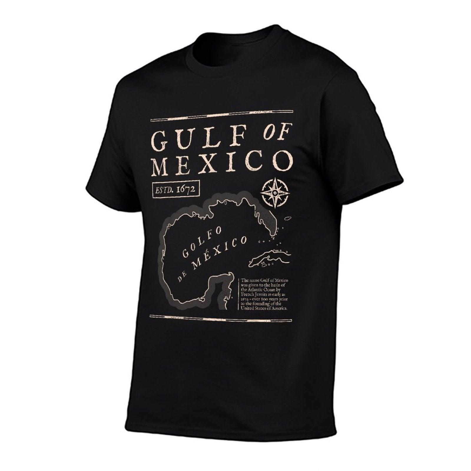 Gulf of Mexico 1672 Historic Map T-Shirt