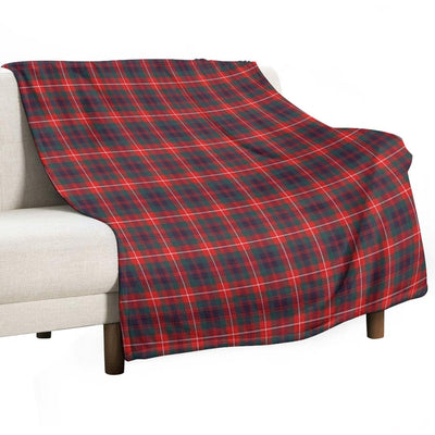 Clan Fraser of Lovat Tartan Multi-functional Throw Blanket