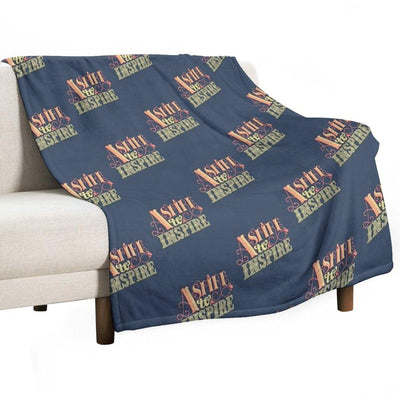 Aspire to Inspire Throw Blanket