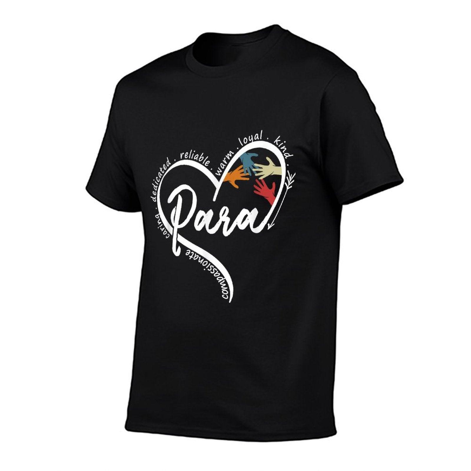 Para Heart Paraprofessional Teacher Paraeducator T-Shirt