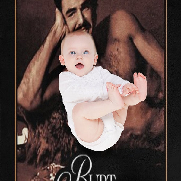 Classic Burt Reynolds Travel-friendly Throw Blanket