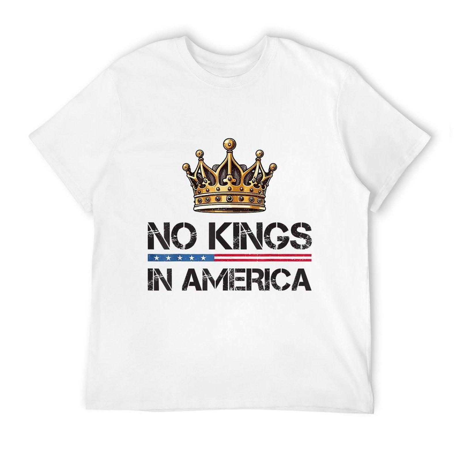 No Kings In America Resist Trump Protest Patriotic 4th July  Vintage-inspired T-Shirt