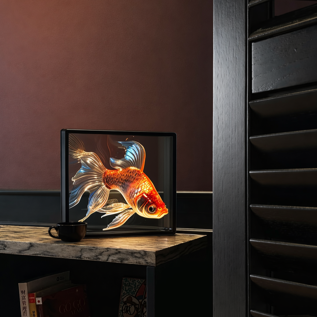 3D Hologram LED Fan With Frame