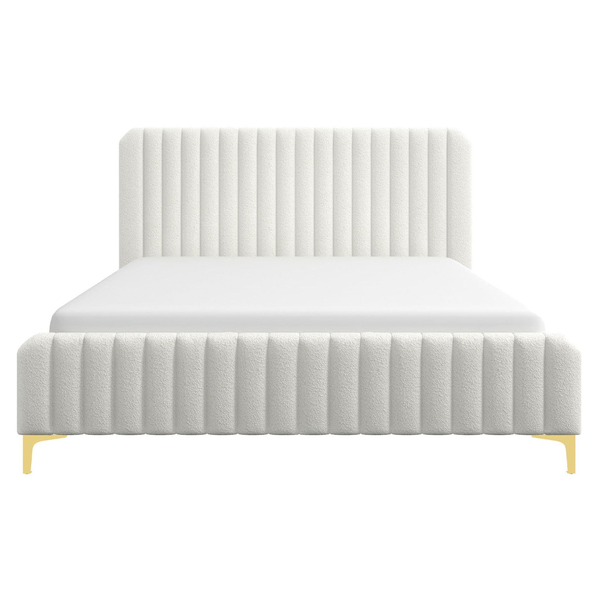 Valery King Size Upholstered Platform Bed