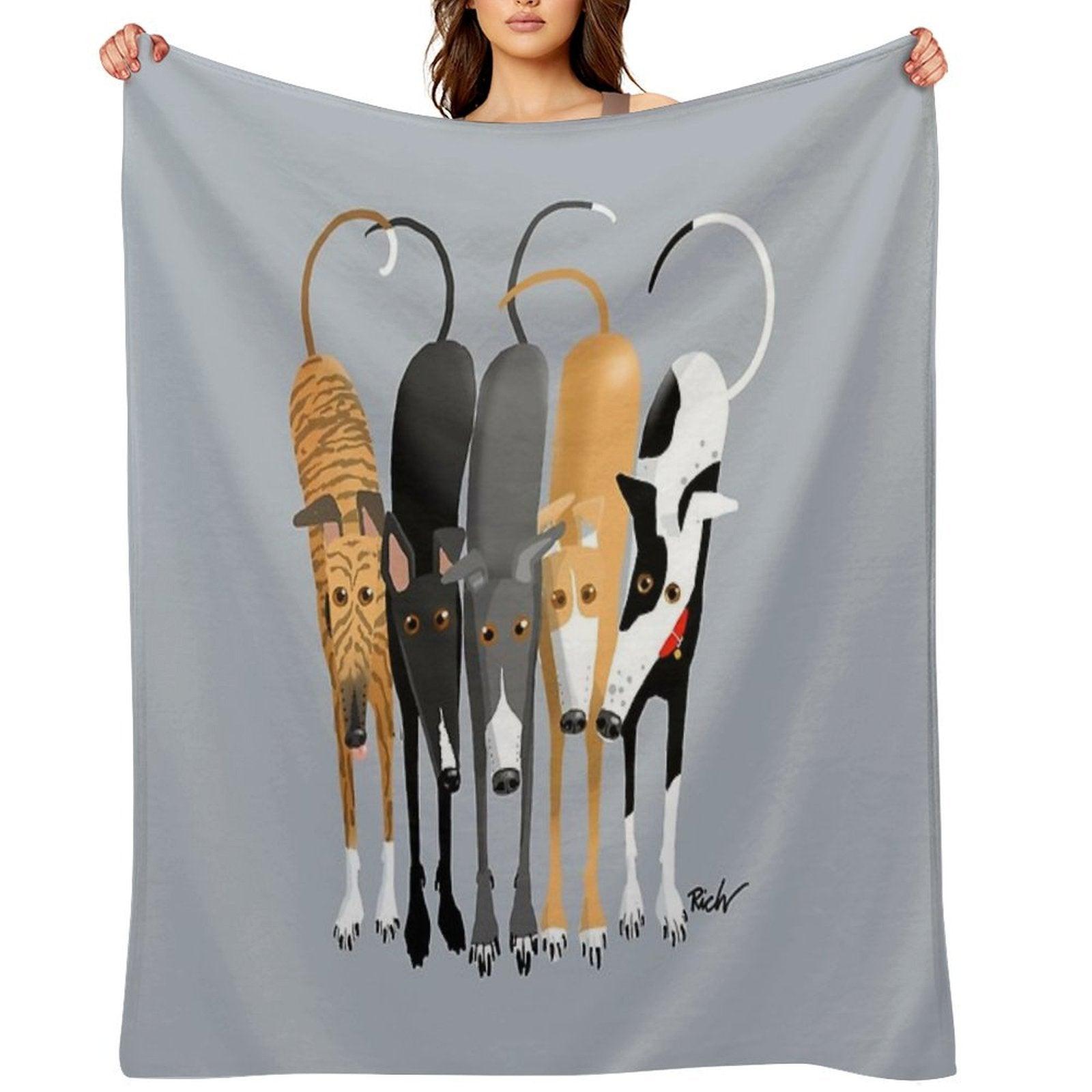 Tails Up! Throw Blanket