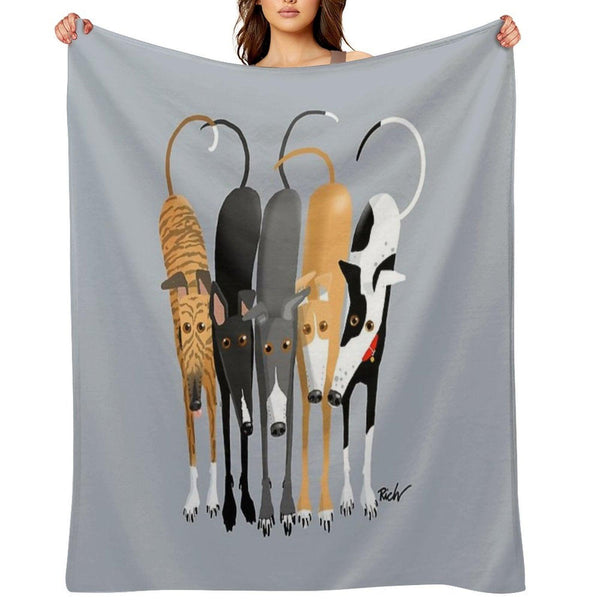 Tails Up! Throw Blanket