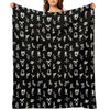 Shadowhunters, Shadowhunters Runes, Mortal Instruments Eco-conscious Throw Blanket