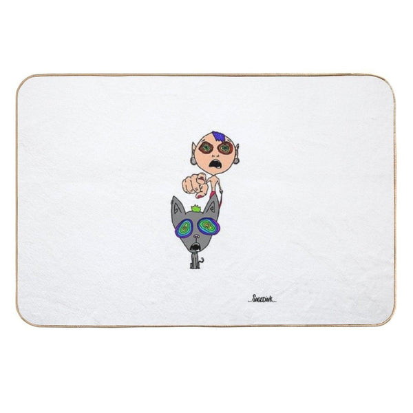 !  Repositionable Bath Mat