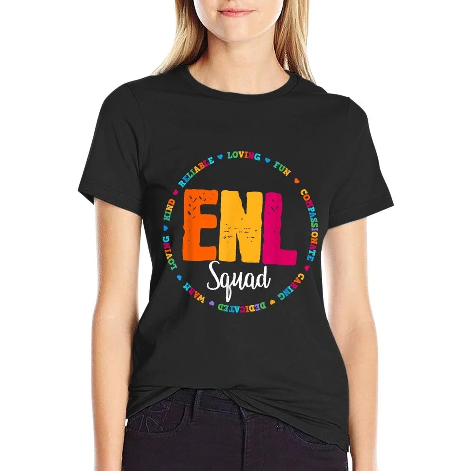 ENL Squad Teacher English New Language Squad Team T-Shirt