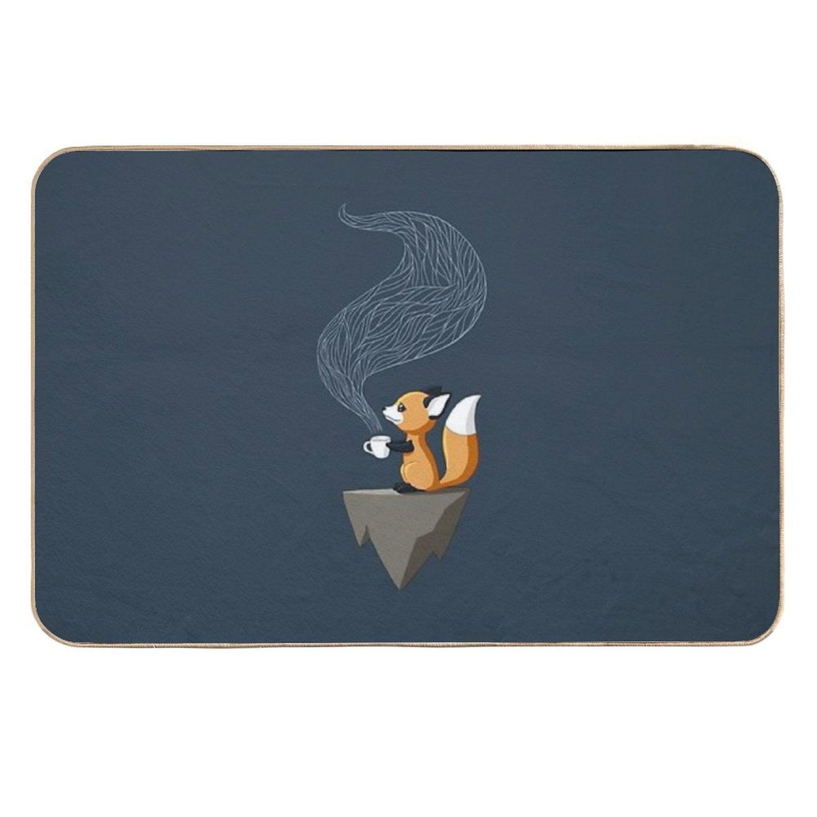 Fox Tea  Repositionable Bath Mat