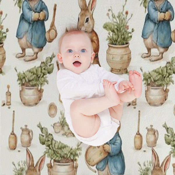 Peter Rabbit Watercolour Lightweight Throw Blanket
