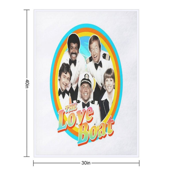 The Love Boat - Retro Eco-conscious Throw Blanket