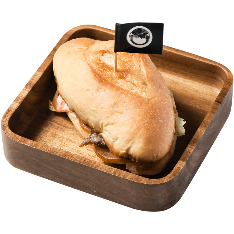 Artisan Japanese Wooden Dish Set - Elegant Dining Experience GOODSPHORIA.COM