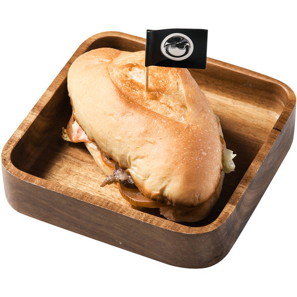 Artisan Japanese Wooden Dish Set - Elegant Dining Experience GOODSPHORIA.COM