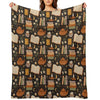 Sweet Bookish Dreams Throw Blanket
