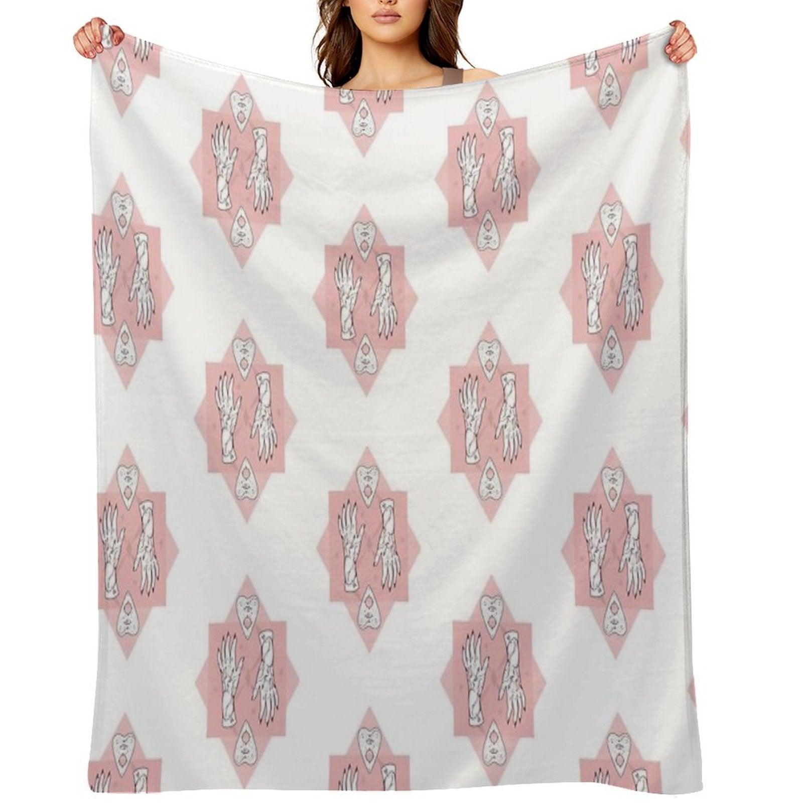 Ouija Hands Throw Blanket