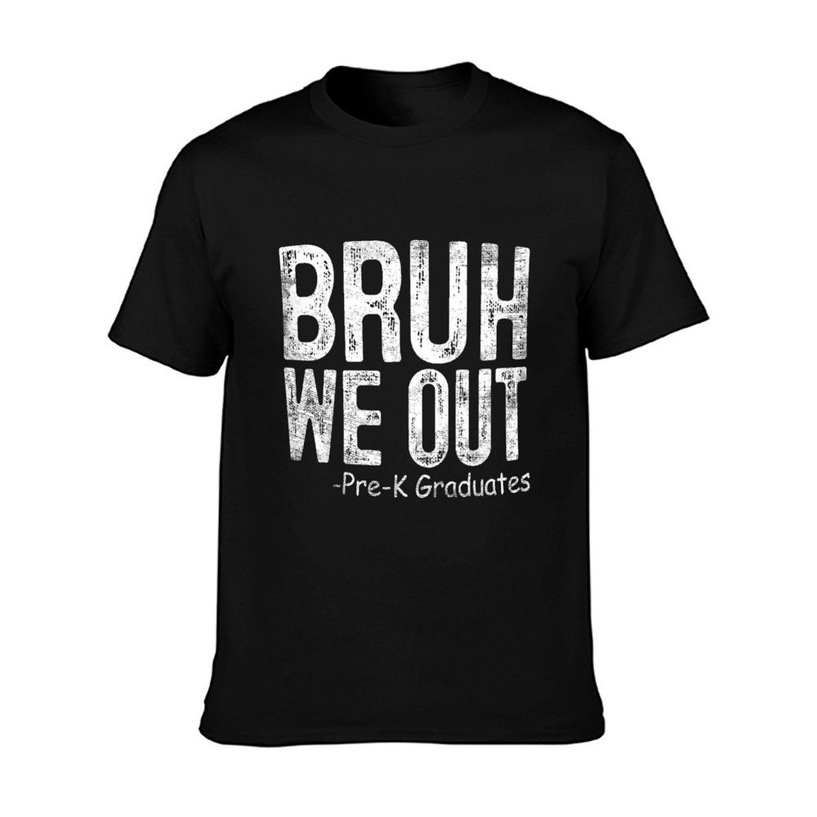 Kids Bruh We Out Pre-K Preschool Graduation 2024 Grad Gifts T-Shirt