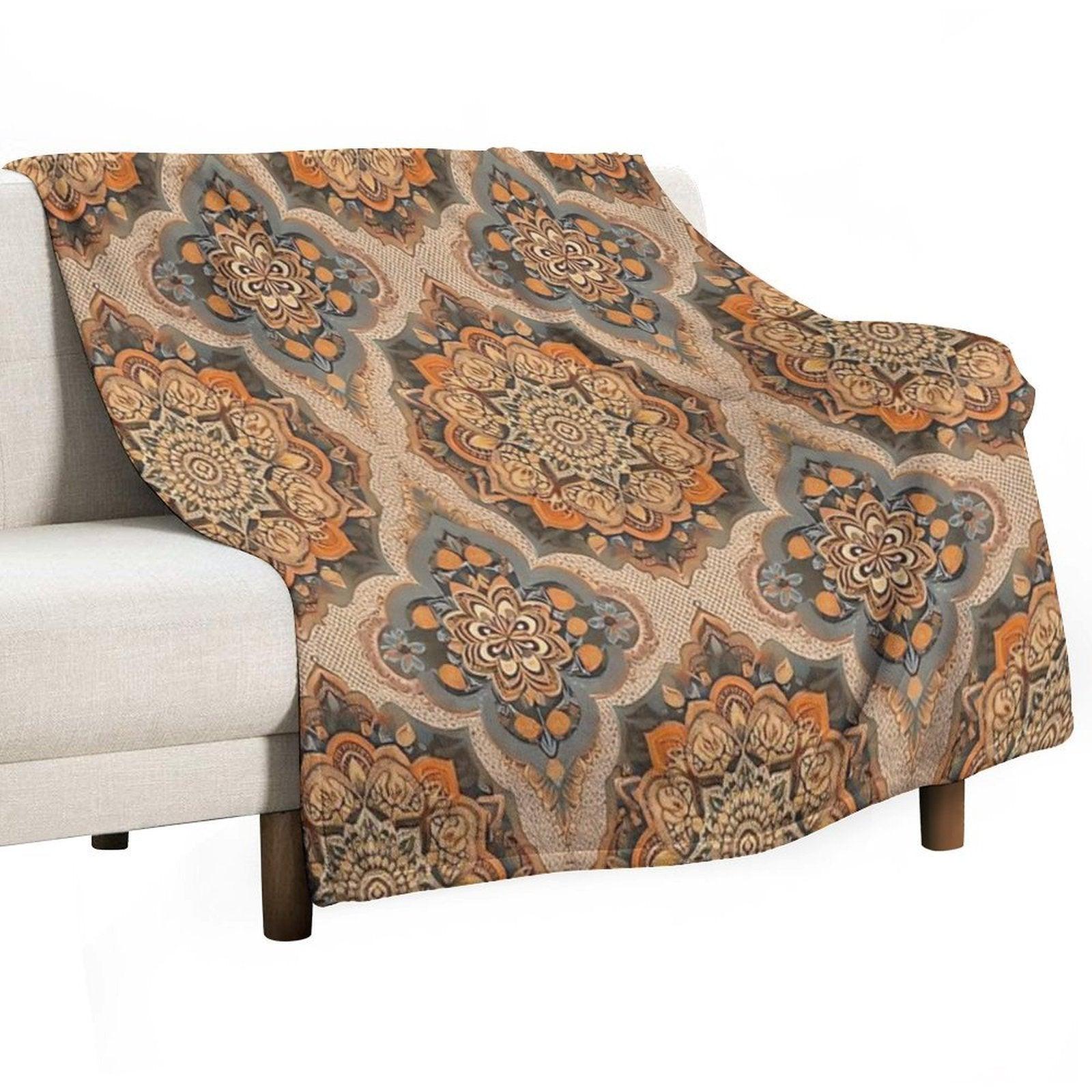 Mandalas Throw Blanket