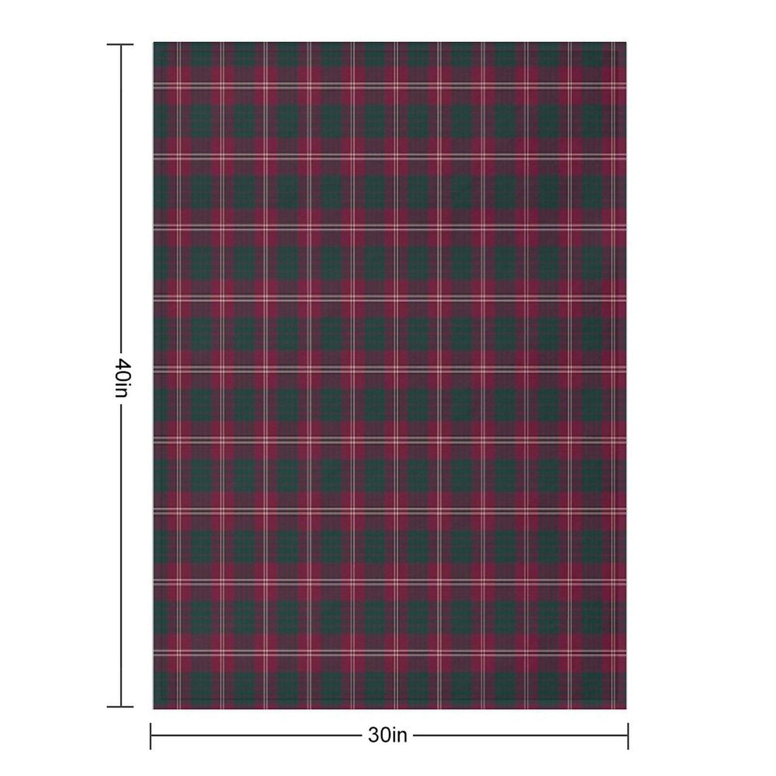 Clan Crawford Tartan Throw Blanket