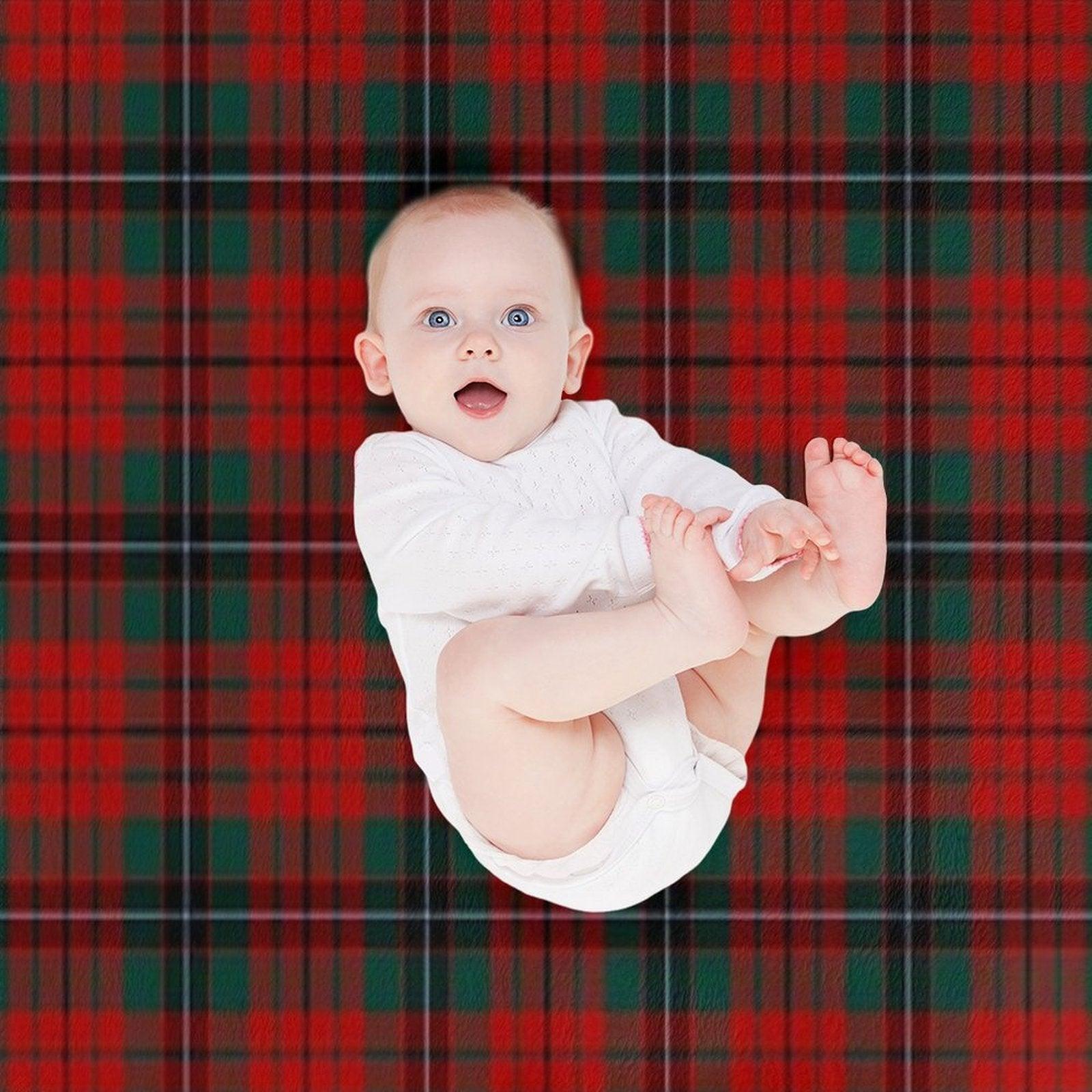 Clan Nicolson Tartan Throw Blanket