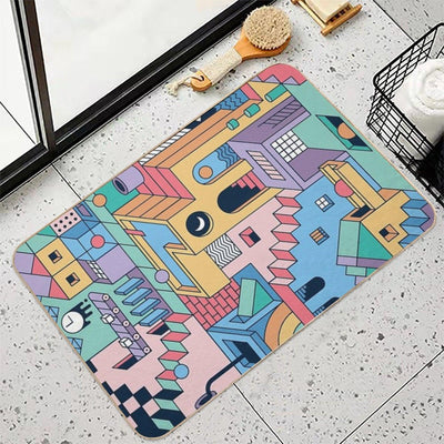 80's Escher Bath Mat