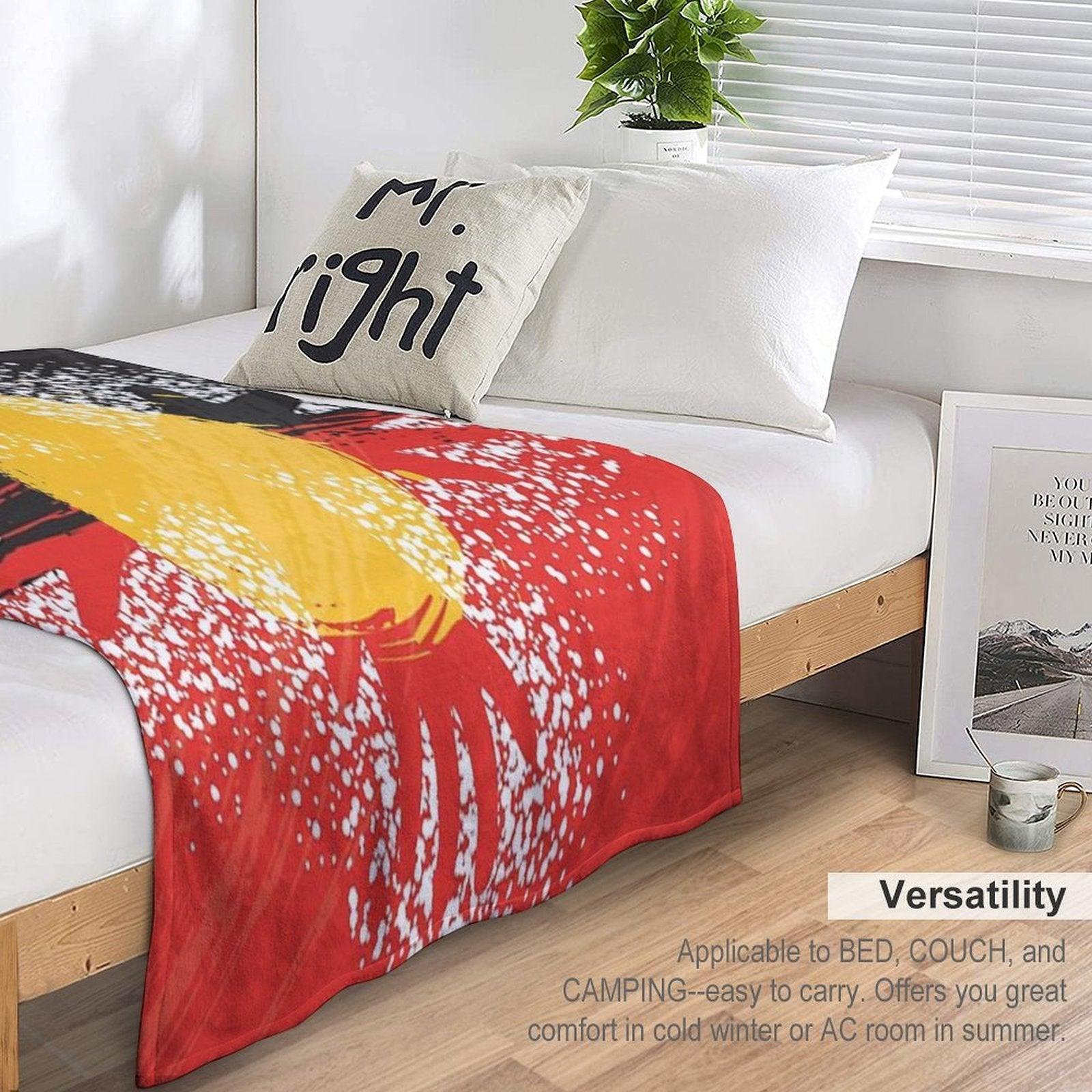 Awesome Aboriginal Art Throw Blanket